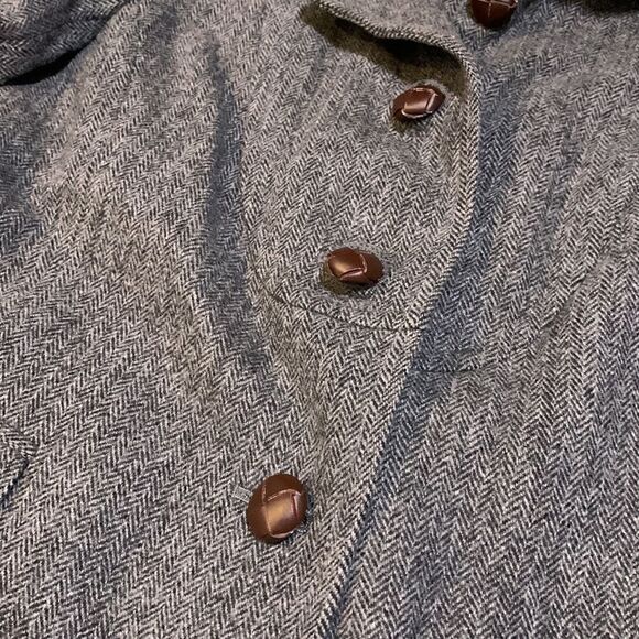 J.Crew factory fitted wool herringbone blazer - Picture 3 of 9